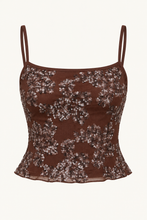Load image into Gallery viewer, Brown Sequin Midi Skirt
