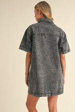 Load image into Gallery viewer, Dark Denim Short Dress

