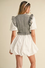 Load image into Gallery viewer, Poplin Knit Sweater Dress
