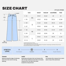 Load image into Gallery viewer, Waist Band Lace Baggy Wide Jeans
