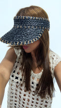 Load image into Gallery viewer, Black Sun Visor Hat
