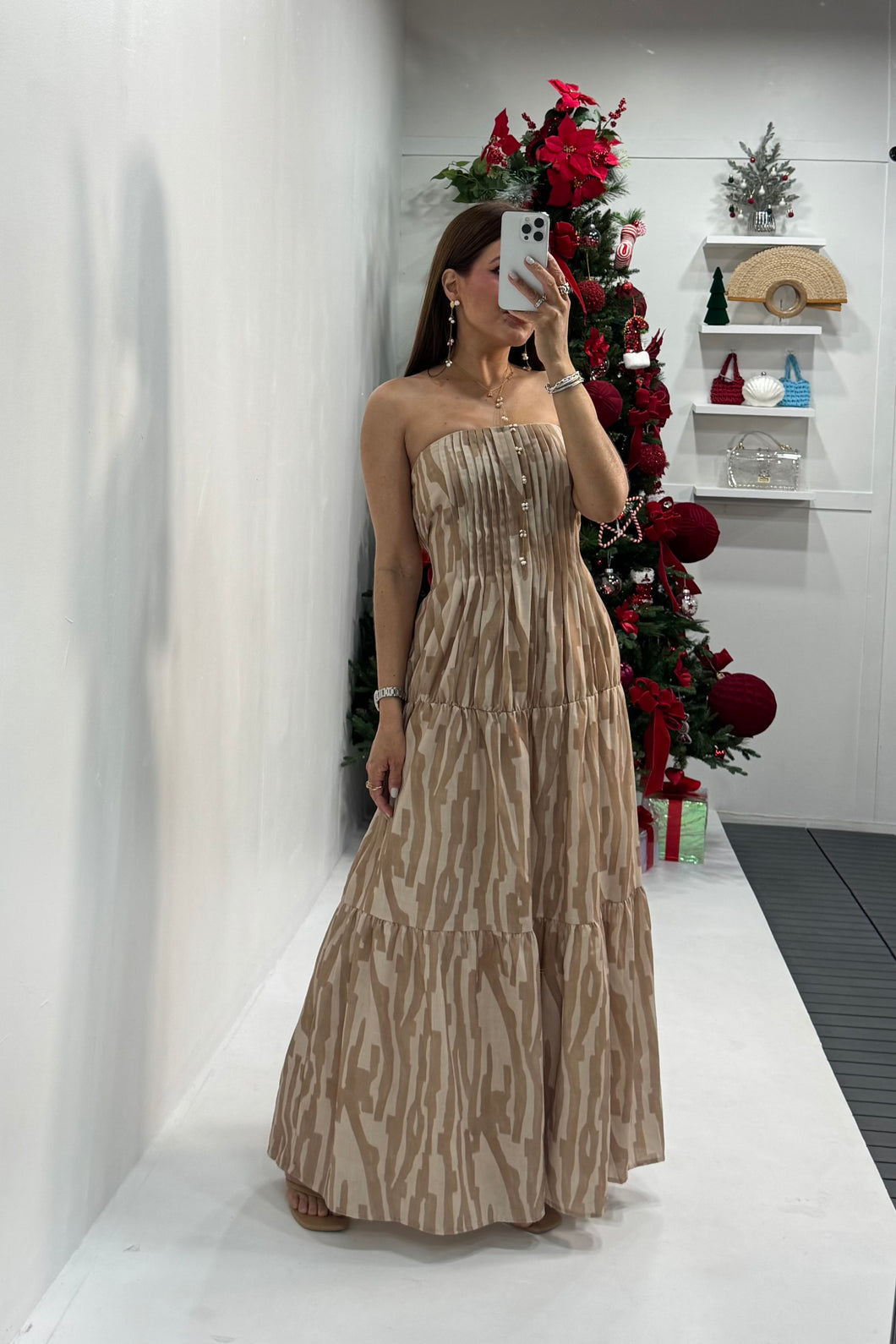 Nichola Neutrals Maxi Dress