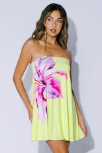Load image into Gallery viewer, Flowy Strapless Summer Mini Dress

