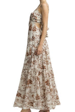 Load image into Gallery viewer, Coya Maxi Dress - Ivory | Brown
