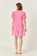 Load image into Gallery viewer, SS Pink Mini Dress

