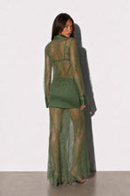 Load image into Gallery viewer, Olive Three-Piece Lace Skirt Set
