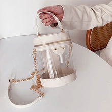 Load image into Gallery viewer, Clear Stadium Crossbody Bucket Bag
