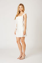 Load image into Gallery viewer, Ruffle Mini Dress White

