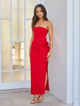 Load image into Gallery viewer, Red Flower Applique Dress
