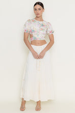 Load image into Gallery viewer, Ivory Tiered Maxi Skirt
