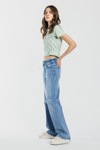 Load image into Gallery viewer, Mid Waist Loose Straight Jeans -Medium
