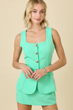 Load image into Gallery viewer, Kya Dress Suit Romper- Mint
