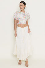 Load image into Gallery viewer, Ivory Tiered Maxi Skirt
