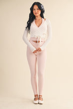 Load image into Gallery viewer, Long Sleeve V Neck Wrap Top

