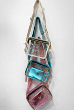 Load image into Gallery viewer, Metallic|Clear Stadium Crossbody Bag
