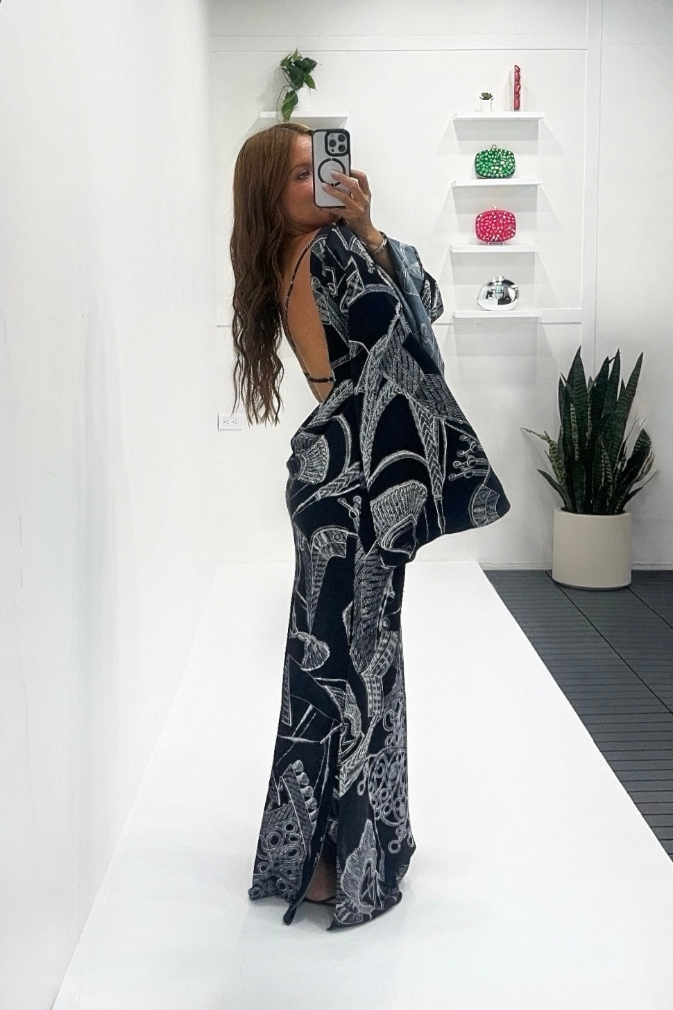 Lorena Bell Sleeves Maxi Dress