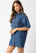 Load image into Gallery viewer, Alexa Denim Short Dress
