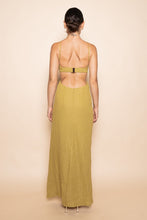 Load image into Gallery viewer, Resort Vacation Cutout Ring Halter Maxi Dress
