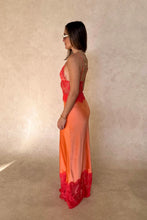 Load image into Gallery viewer, Aura Lace Satin Dress
