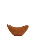 Load image into Gallery viewer, Croissant Mini Tan Charm Bag
