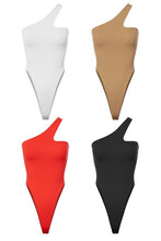 Load image into Gallery viewer, Off Shoulder Ring Crop Bodysuit
