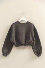 Load image into Gallery viewer, Cropped Sweatshirt - Charcoal
