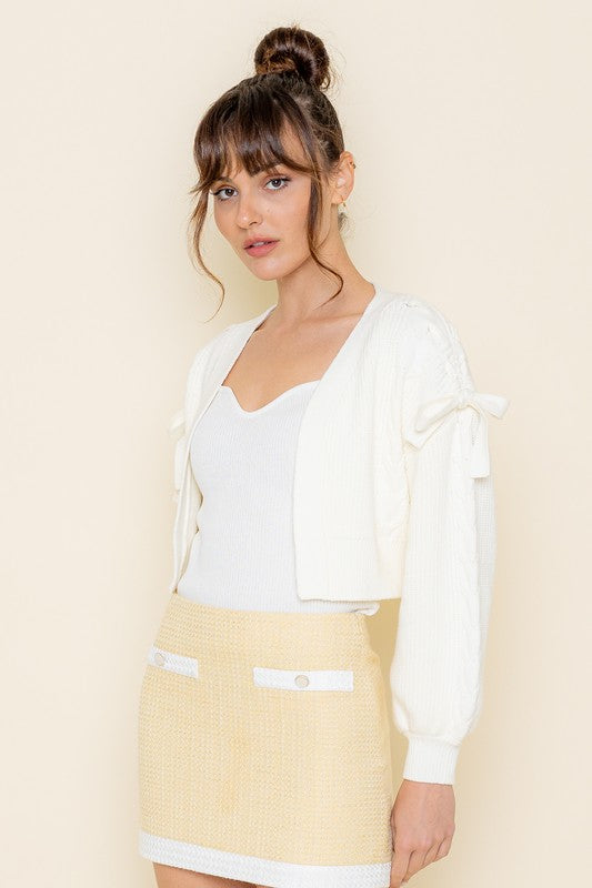 Bow Lace Cardigan