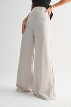 Load image into Gallery viewer, High Waist Beige Palazzo Pant
