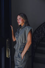 Load image into Gallery viewer, Blue Grey Utility Denim Set

