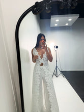 Load image into Gallery viewer, Christine White Lace Two-Piece Set

