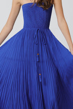 Load image into Gallery viewer, Alexis Maxi Dress - Azure Blue
