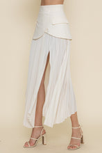 Load image into Gallery viewer, Nya Ivory Pleated Midi Skirt
