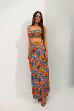 Load image into Gallery viewer, Citrus Scallop Trim Top + Skirt Set
