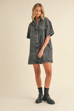 Load image into Gallery viewer, Dark Denim Short Dress
