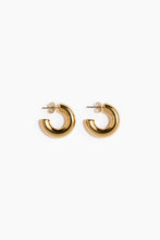 Load image into Gallery viewer, Gold Chunky Lightweight Hoop Earrings
