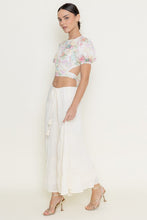 Load image into Gallery viewer, Ivory Tiered Maxi Skirt
