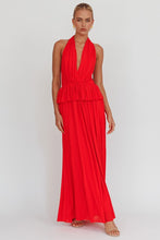 Load image into Gallery viewer, Red Lara Maxi Dress
