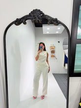 Load image into Gallery viewer, One Shoulder Asymmetrical Top with Self Scarf
