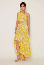 Load image into Gallery viewer, Golden Asymmetric Dress
