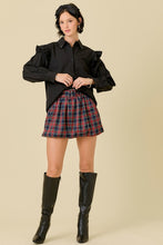 Load image into Gallery viewer, LS Sequin Flowers + Ruffles Blouse
