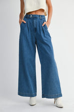 Load image into Gallery viewer, Dark Denim Wide Leg Jean
