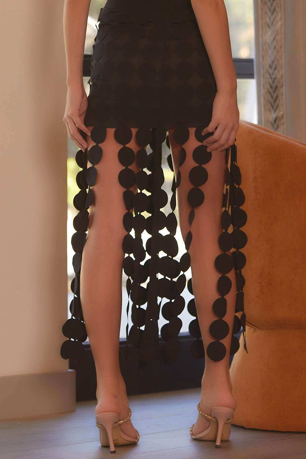 Black Circles Skirt