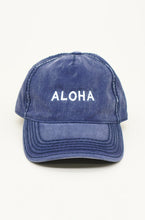 Load image into Gallery viewer, Aloha Vintage Cap- Navy
