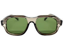 Load image into Gallery viewer, Gray | Green Aviator Retro Sunglasses
