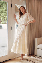 Load image into Gallery viewer, Ivory Tiered Maxi Skirt
