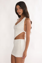 Load image into Gallery viewer, Prisma Sequin Crochet Mini Skirt
