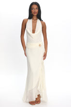 Load image into Gallery viewer, Siren Seashell Drape Maxi Dress
