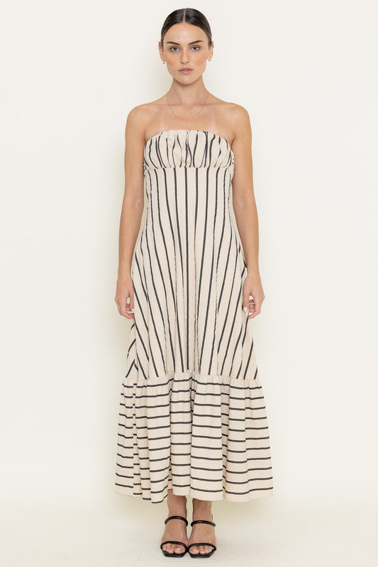 Elena Tie Back Maxi Dress