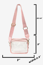 Load image into Gallery viewer, Clear Strap Crossbody Bag
