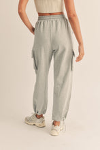 Load image into Gallery viewer, Grey Cargo Pocket Sweatpants
